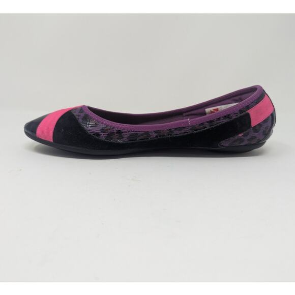 Puma Ballet Flats Puma Sport Lifestyle Bixley Animal Print Shoes Black Size 9 - Picture 8 of 13